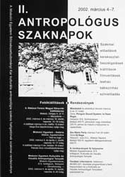 Antropológus Szaknapok 2002.